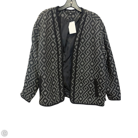 Blazer By Zara In Black & White, Size: M