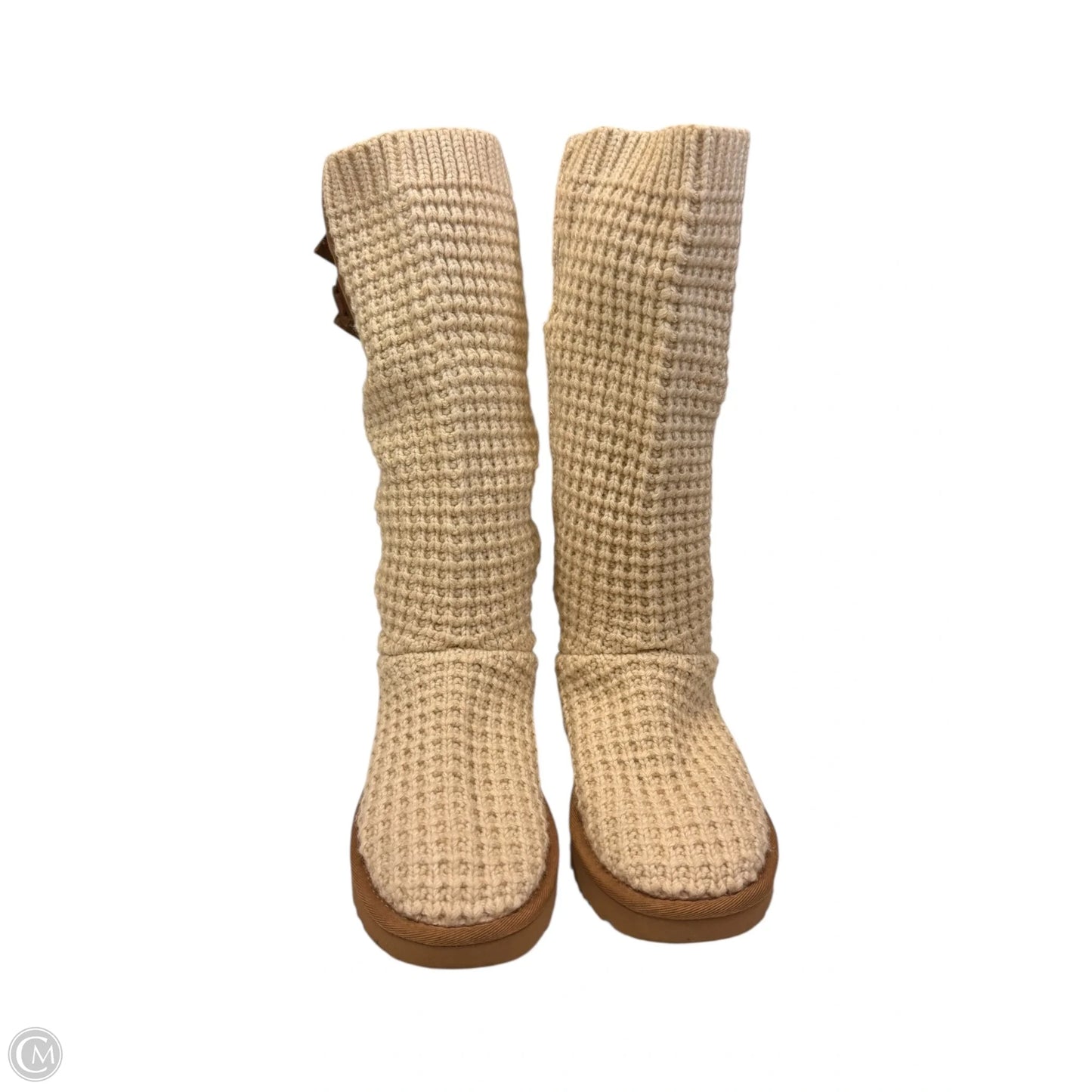 Boots Knee Flats By Ugg In Tan, Size: 7