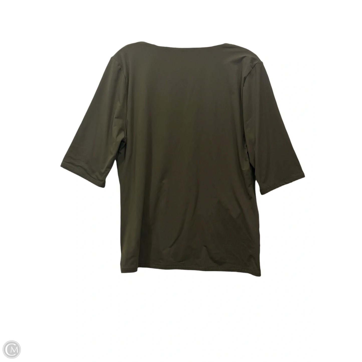 Top Short Sleeve By White House Black Market In Green, Size: Xl