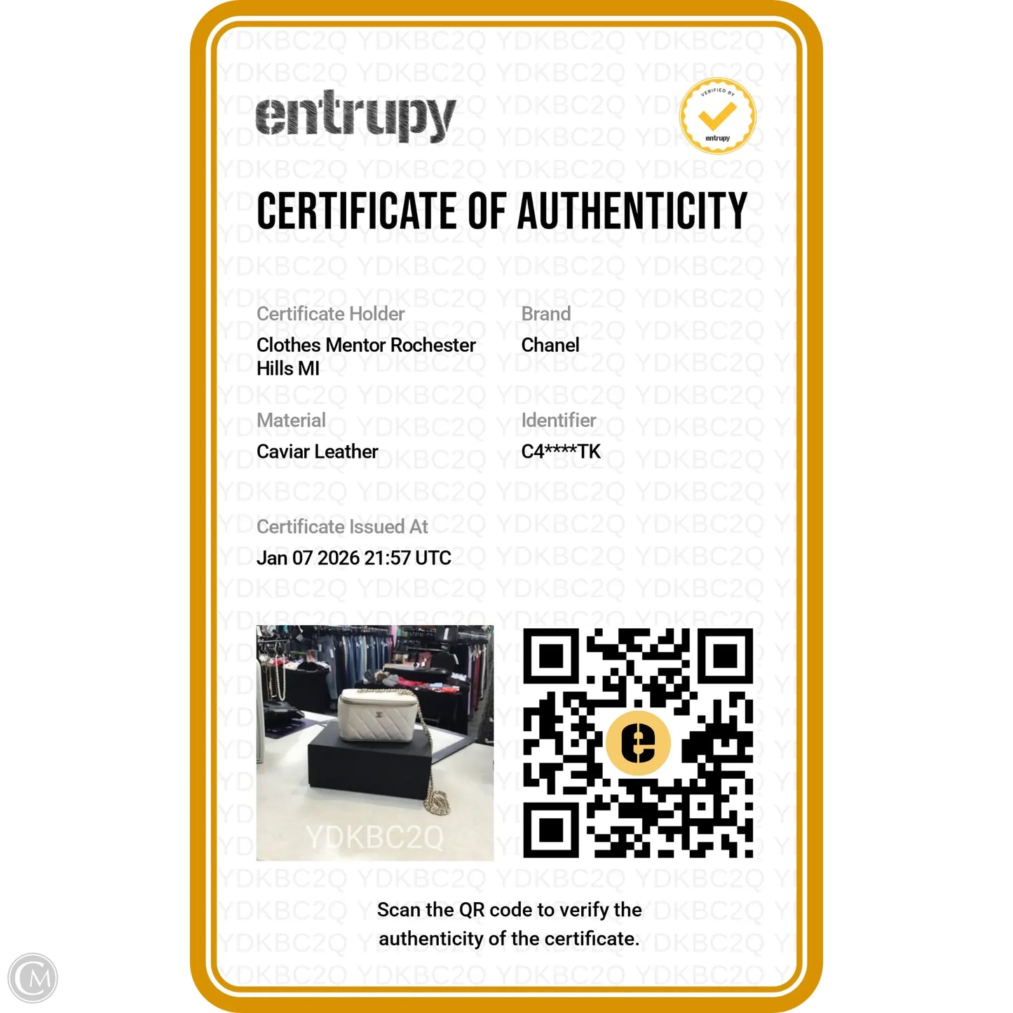 Crossbody Luxury Designer By Chanel, Size: Small