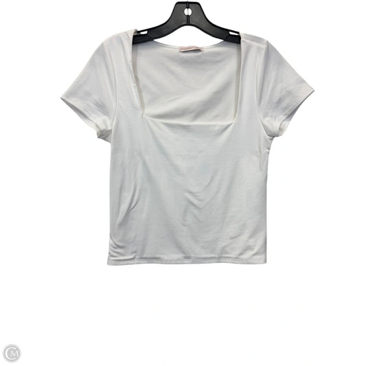 Top Sleeveless By Sincerely Jules In White, Size: L