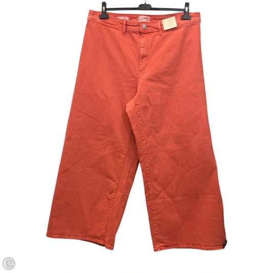Jeans Wide Leg By Universal Thread In Orange, Size: Xl