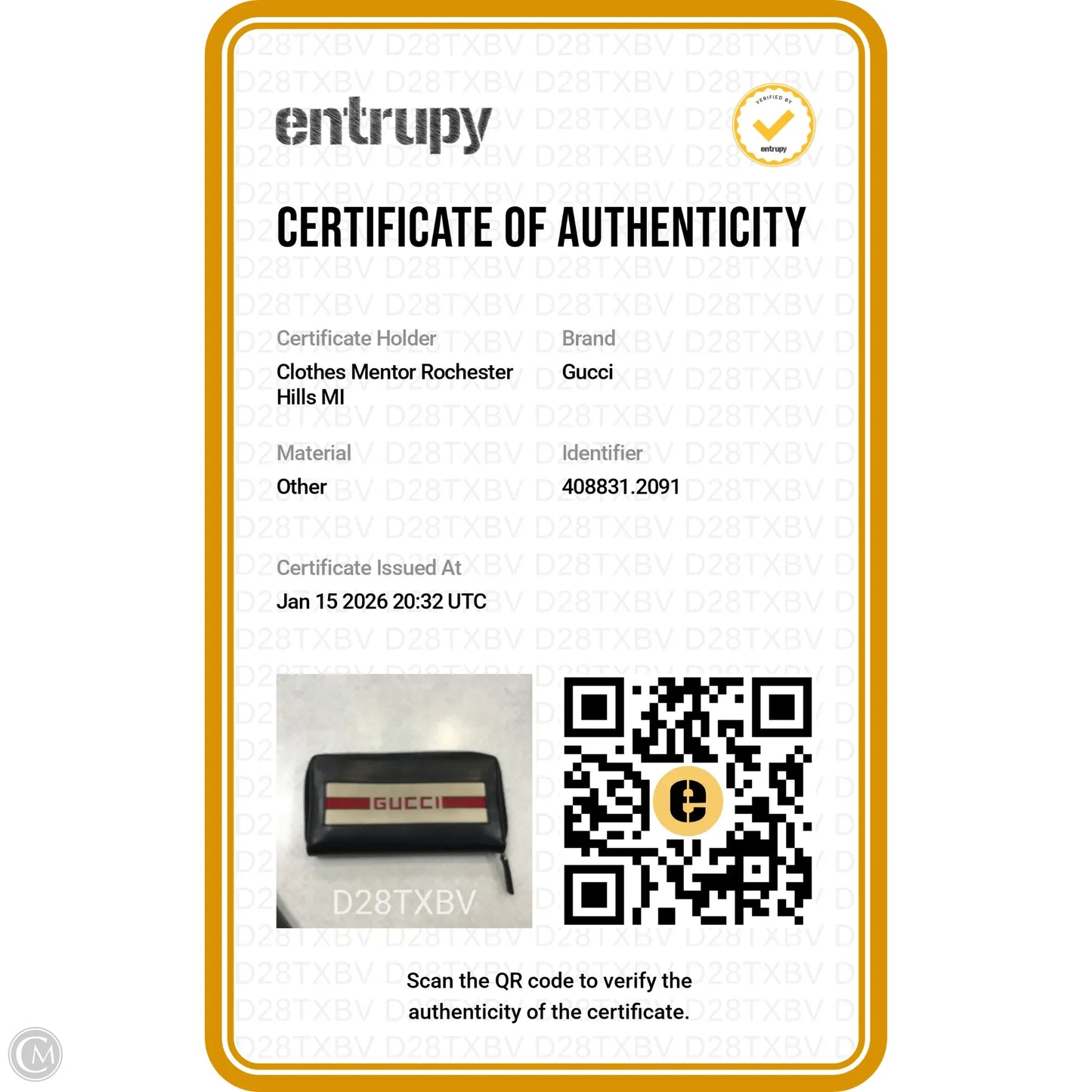 Wallet Luxury Designer By Gucci, Size: Medium