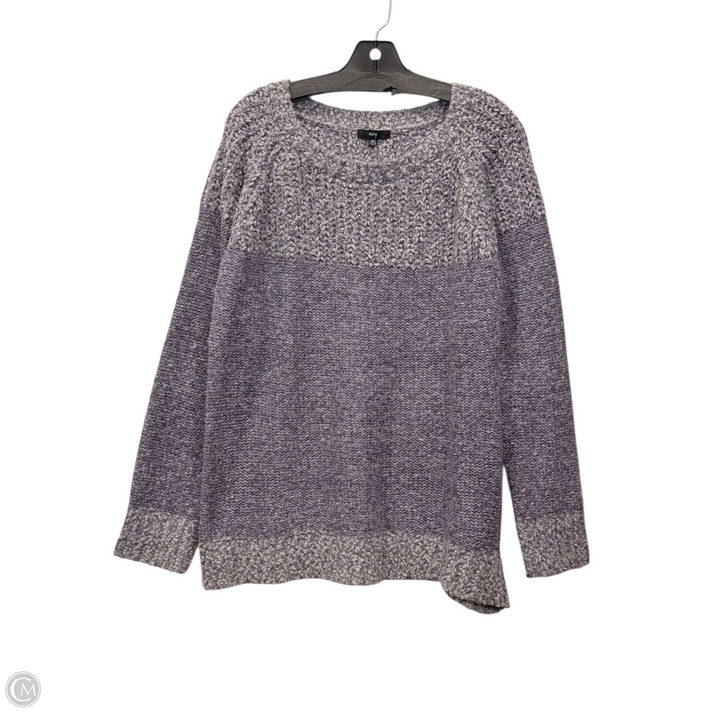 Sweater By Fate In Purple, Size: Xxl