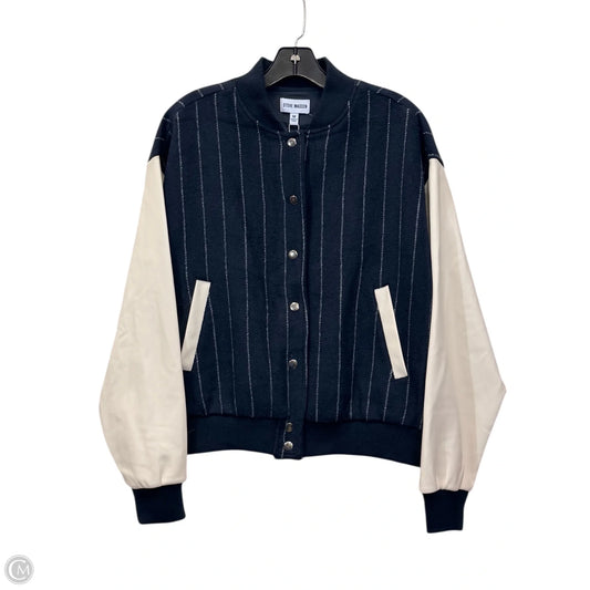 Jacket Other By Steve Madden In Blue & White, Size: M