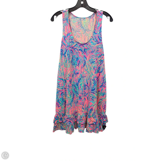 Dress Designer By Lilly Pulitzer In Tropical Print, Size: M