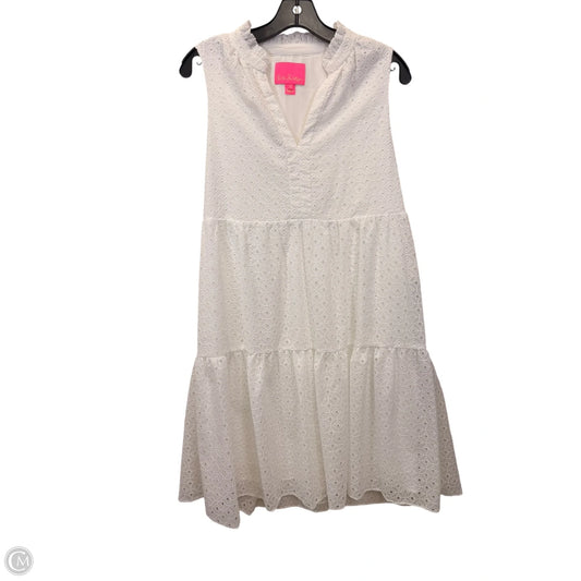 Dress Designer By Lilly Pulitzer In White, Size: M