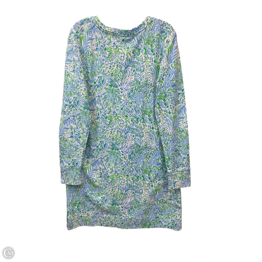 Dress Designer By Lilly Pulitzer In Blue & Pink, Size: L