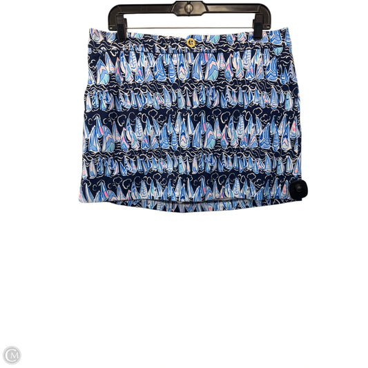 Skort Designer By Lilly Pulitzer In Blue, Size: 10