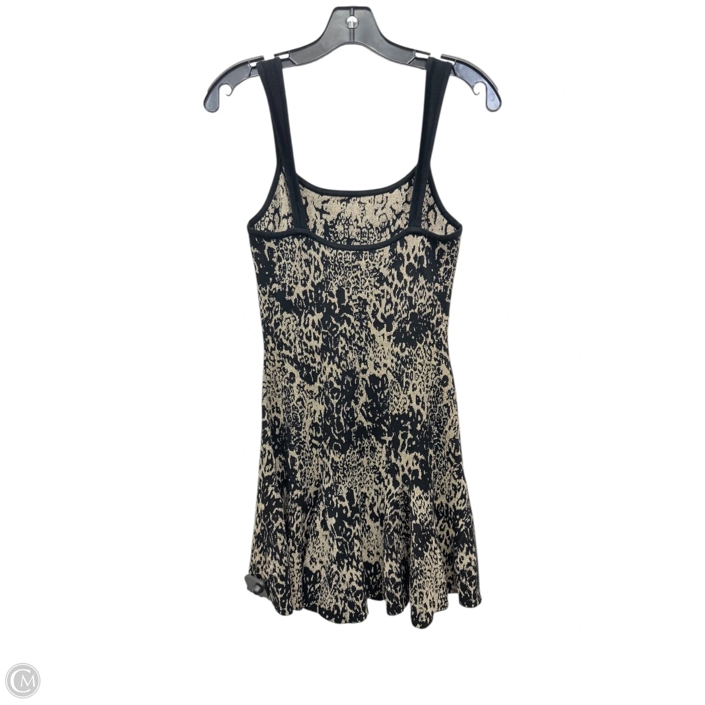 Dress Casual Short By Ramy Brook In Black & Gold, Size: S