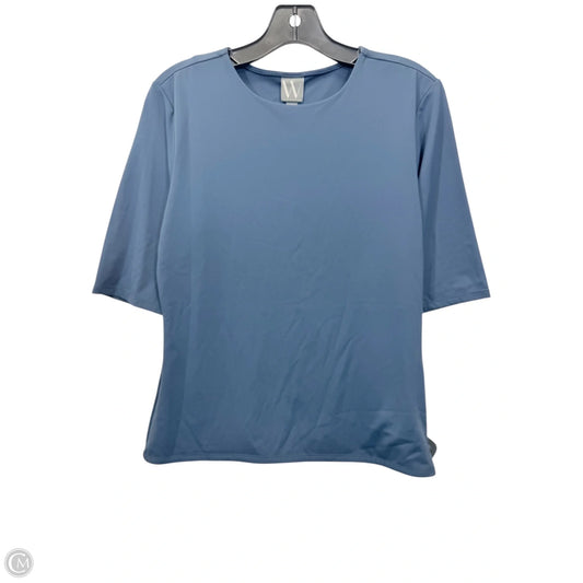 Top Short Sleeve By Worthington In Teal, Size: L