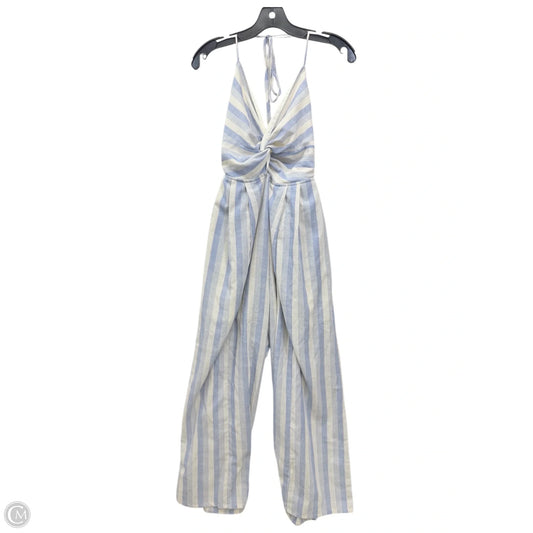 Jumpsuit By Altard State In Blue & White, Size: L