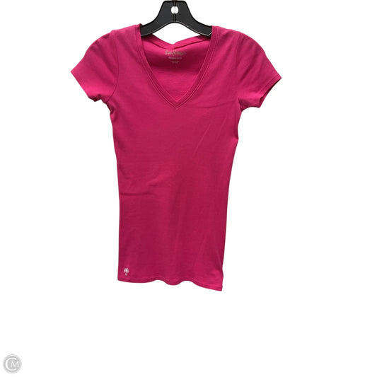 Top Short Sleeve Designer By Lilly Pulitzer In Pink, Size: Xs