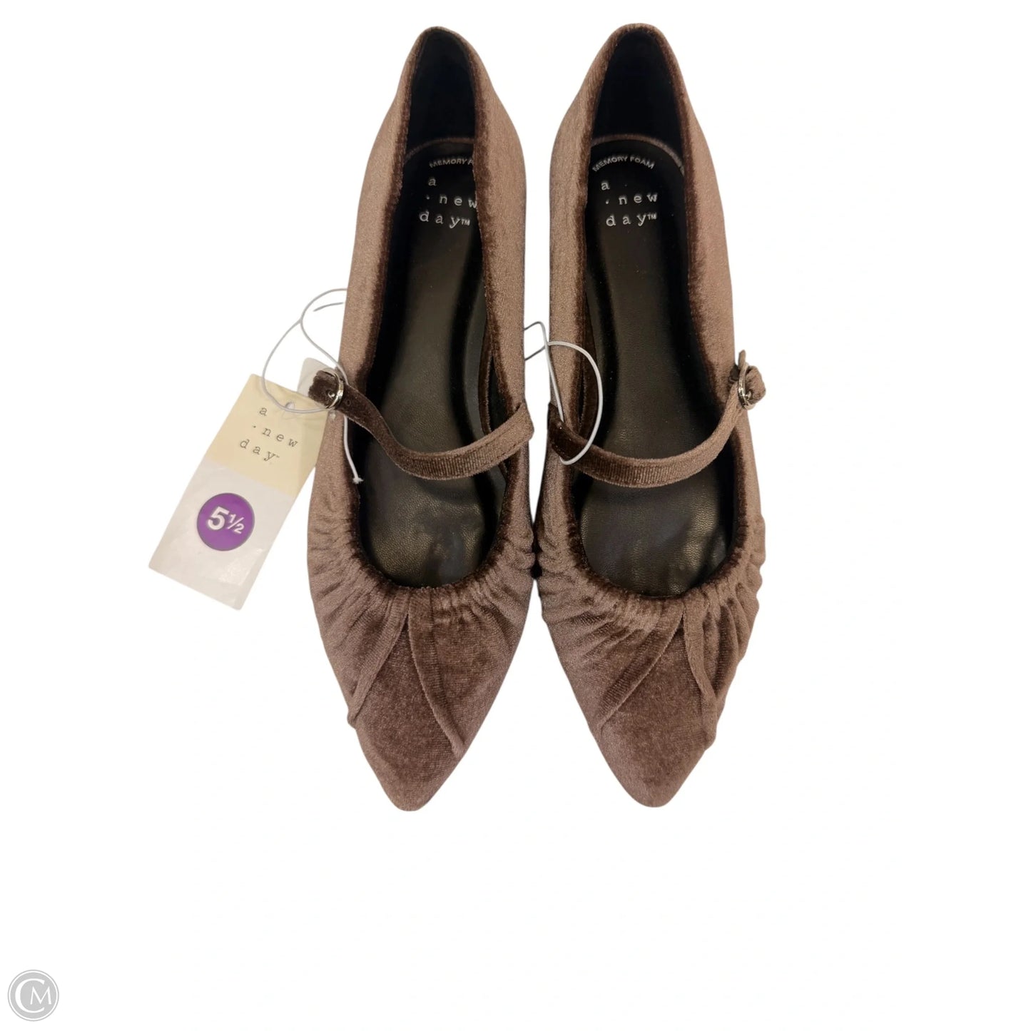 Shoes Flats By A New Day In Brown, Size: 5.5