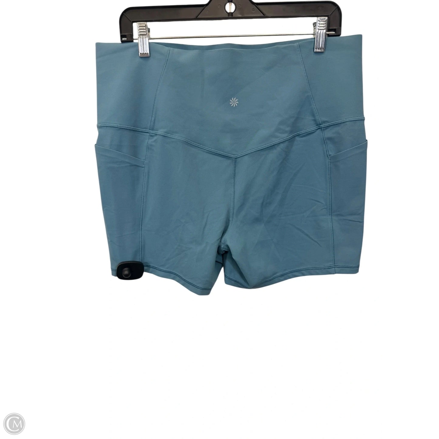 Athletic Shorts By Athleta In Blue, Size: 2x