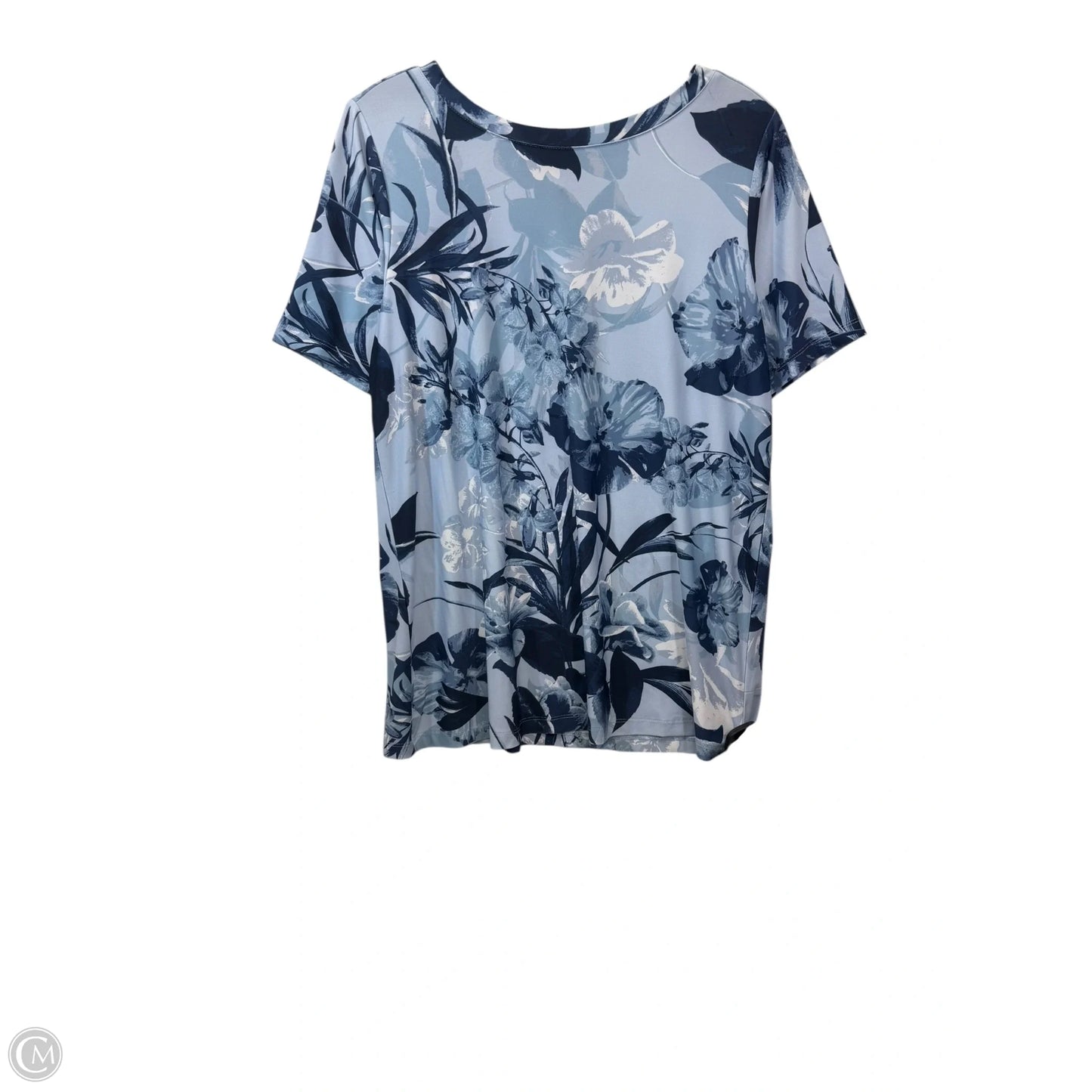 Top Short Sleeve By Dg2 In Blue, Size: S