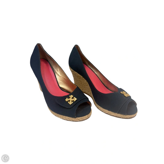Shoes Designer By Lilly Pulitzer In Navy, Size: 7.5