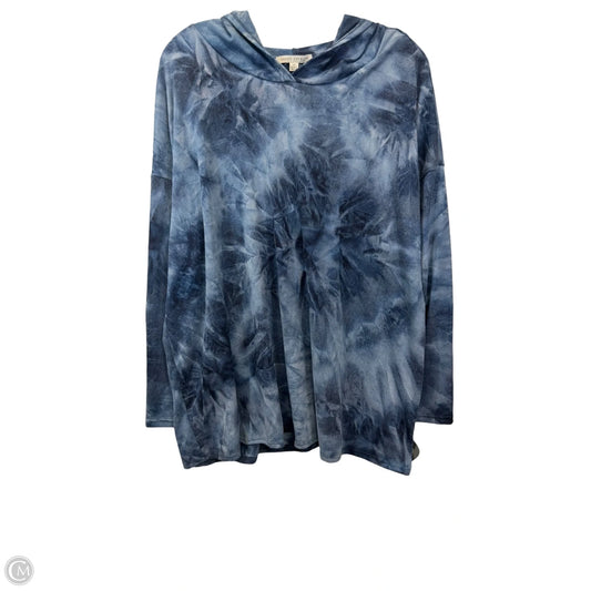 Top Long Sleeve By Green Envelope In Blue, Size: 2x