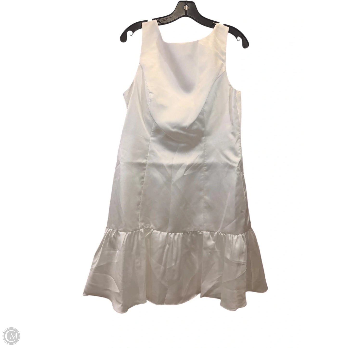 Dress Casual Midi By Adrianna Papell In White, Size: L