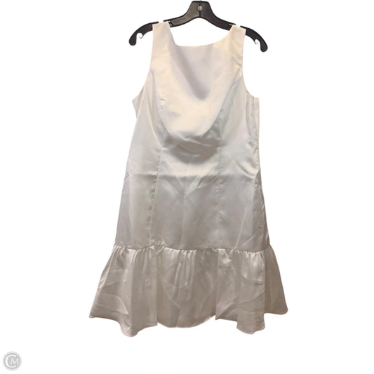 Dress Casual Midi By Adrianna Papell In White, Size: L