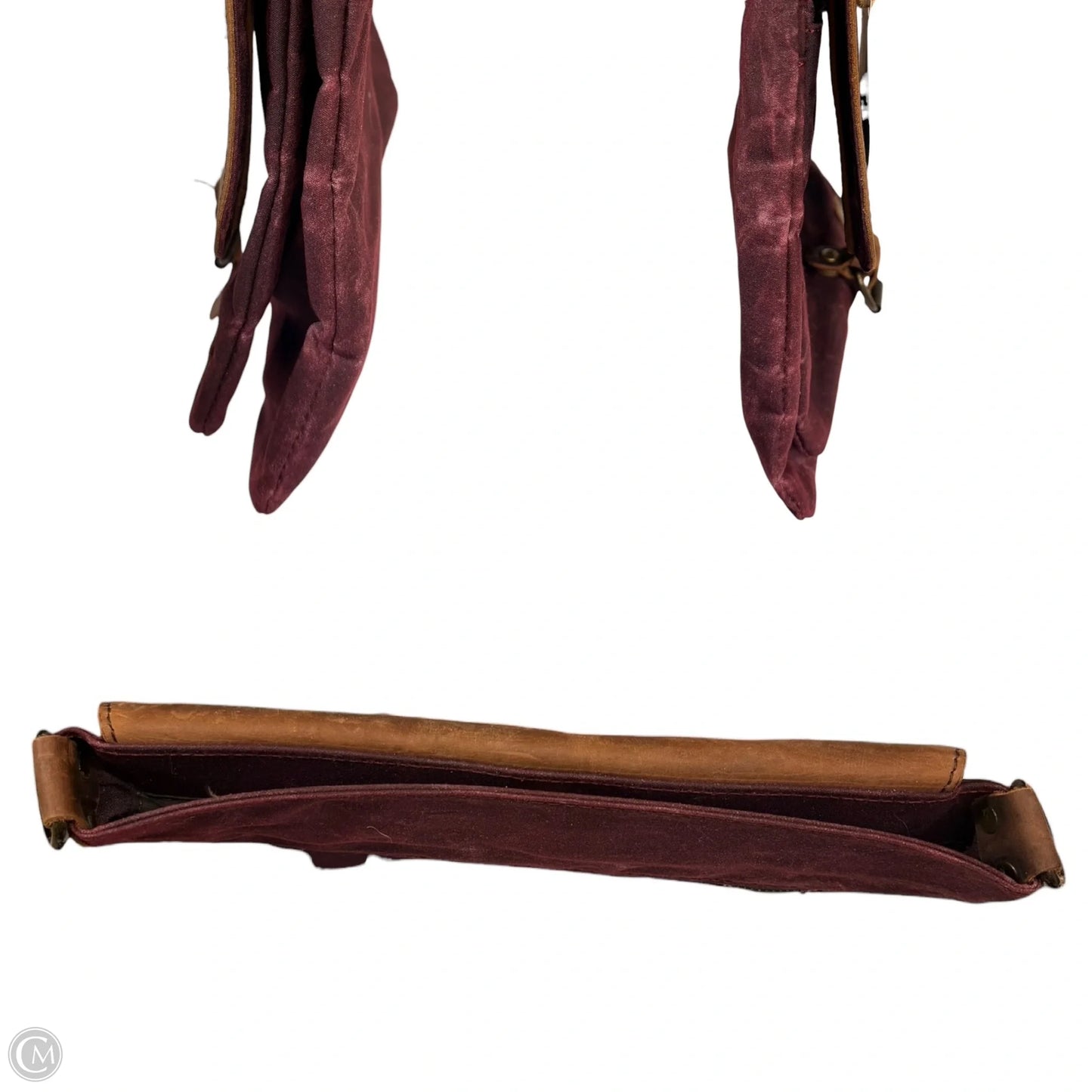 Crossbody Leather By Della, Size: Medium