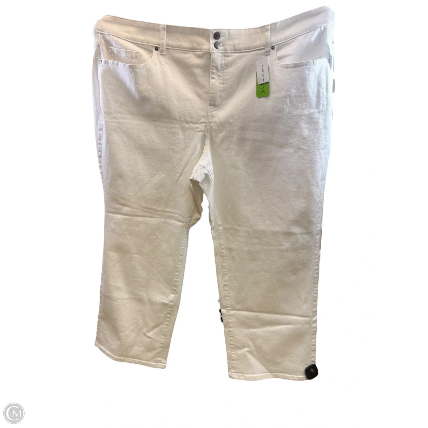 Jeans Straight By Lane Bryant In White, Size: 28