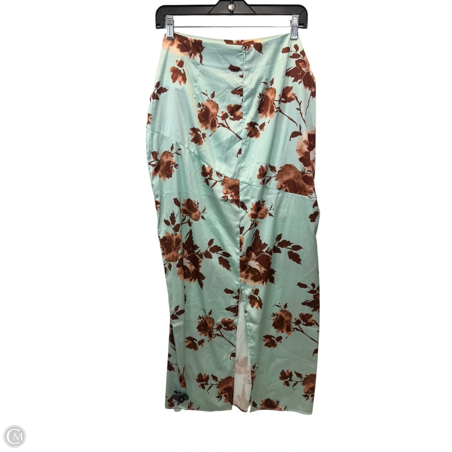 Skirt Maxi By Forever 21 In Brown & Green, Size: Xl