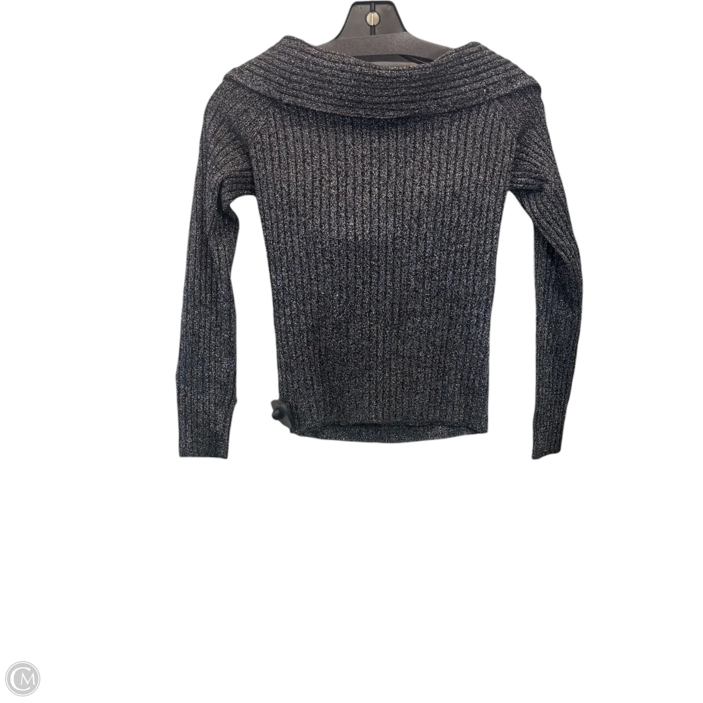 Top Long Sleeve By International Concepts In Black & Silver, Size: Xs