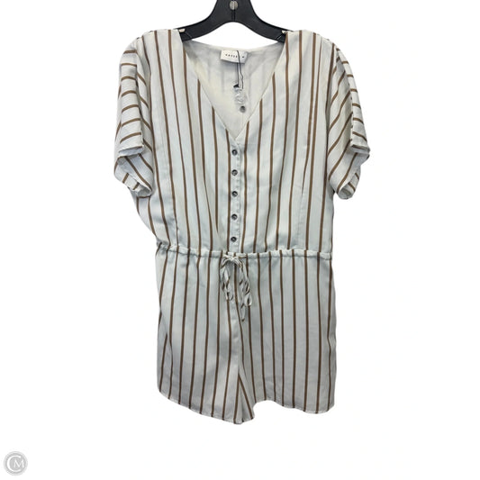 Romper By Hayes In Brown & White, Size: Mp