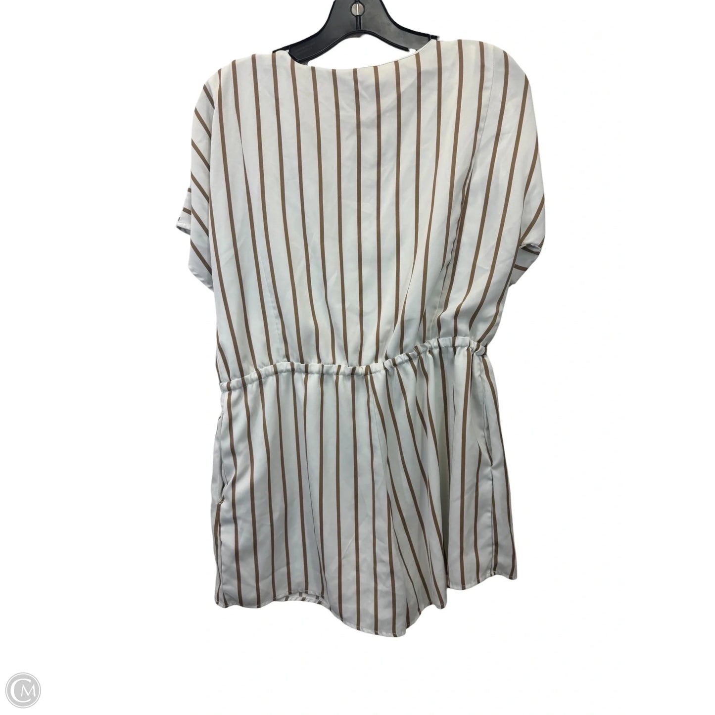 Romper By Hayes In Brown & White, Size: Mp