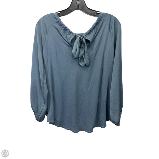 Top Long Sleeve By Loft In Blue, Size: Xsp