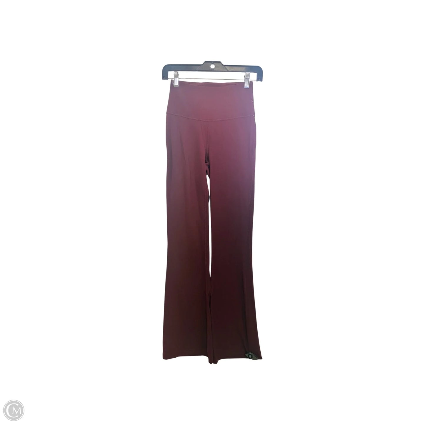 Athletic Leggings By Lululemon In Maroon, Size: 4