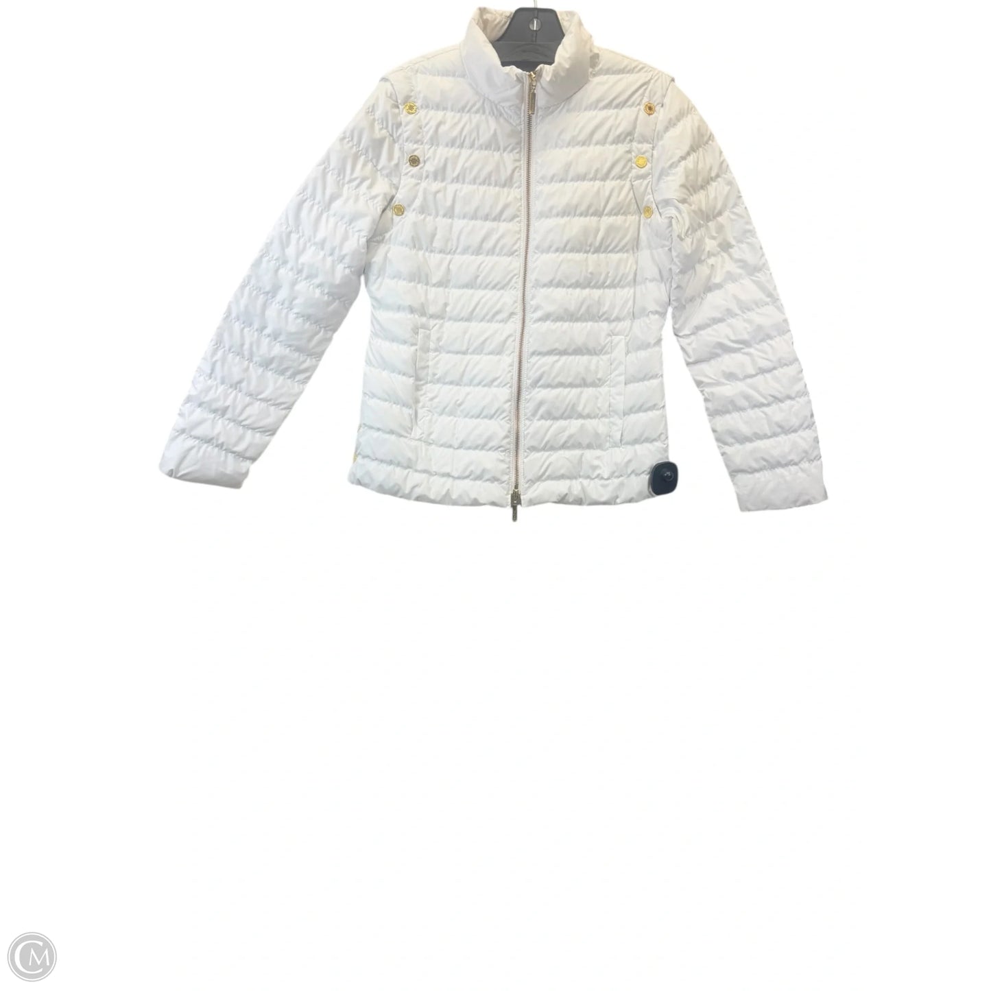 Jacket Designer By Lilly Pulitzer In White, Size: 4