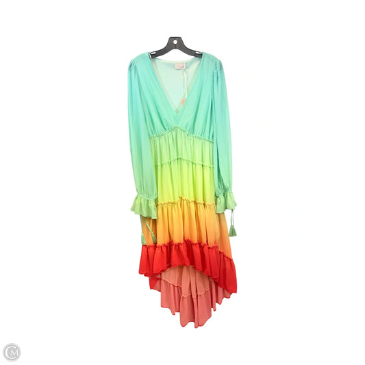 Dress Casual Maxi By Anthropologie In Multi-colored, Size: L