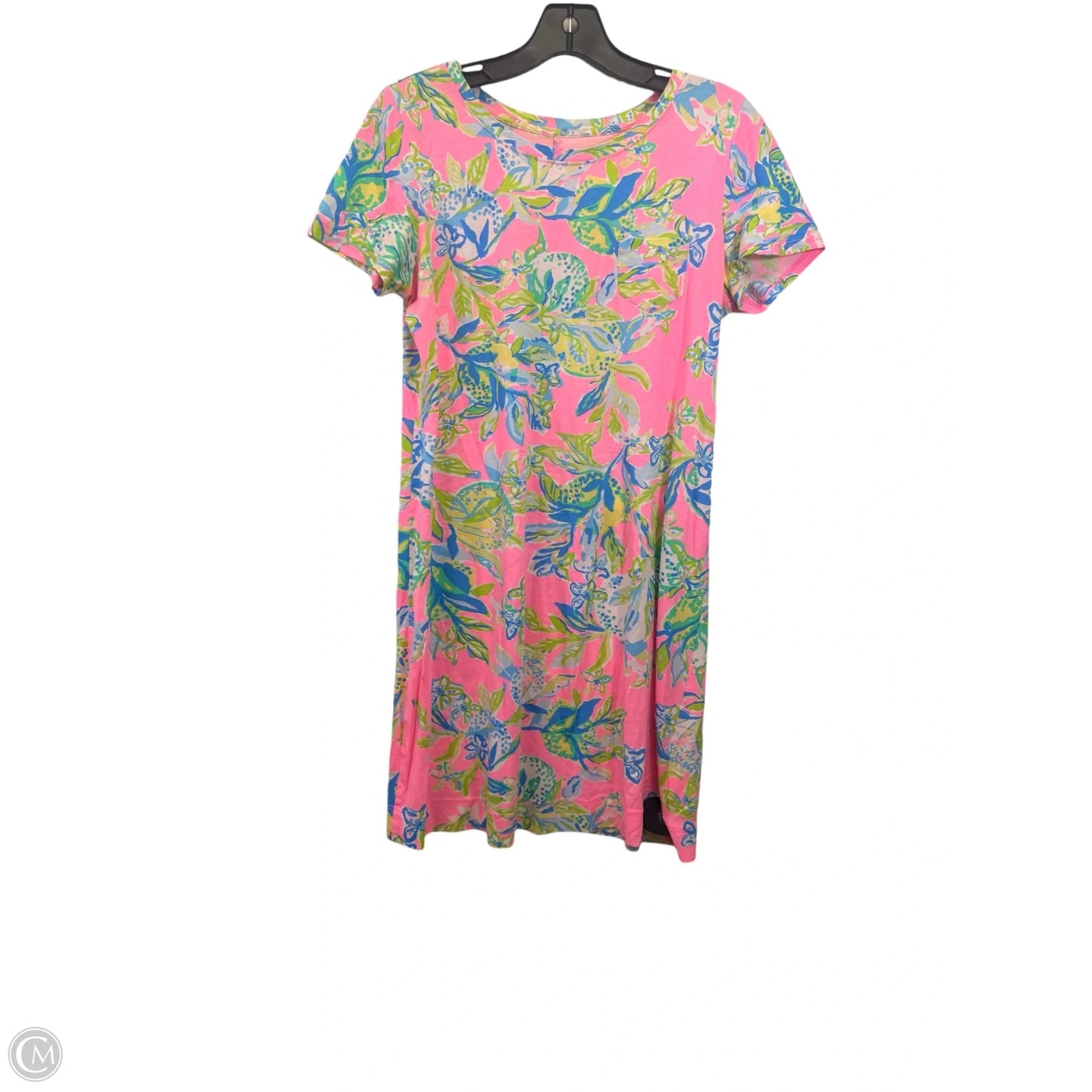 Dress Designer By Lilly Pulitzer In Green & Pink, Size: S