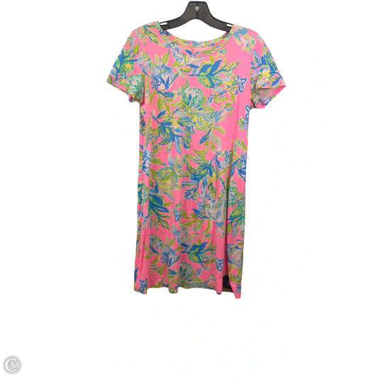 Dress Designer By Lilly Pulitzer In Green & Pink, Size: S