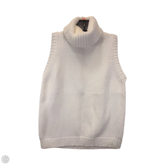 Vest Sweater By Ralph Lauren In White, Size: M