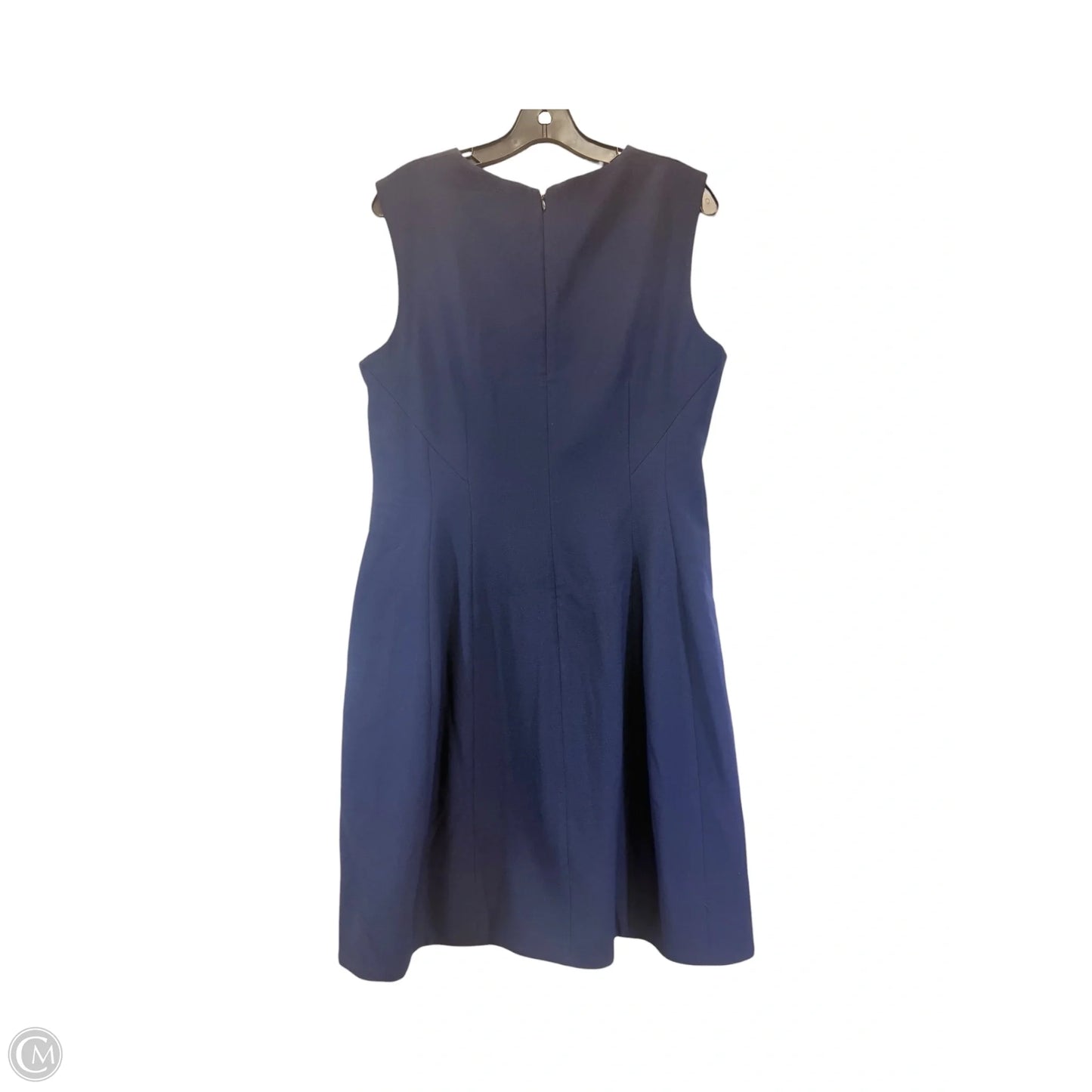 Dress Casual Midi By Eliza J In Navy, Size: Xl