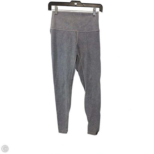 Athletic Leggings By Lululemon In Grey, Size: 6