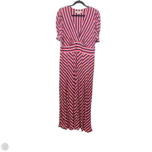 Dress Casual Maxi By Boden In Blue & Pink, Size: L