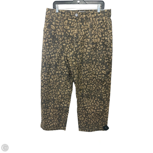 Jeans Wide Leg By Kut In Animal Print, Size: 14