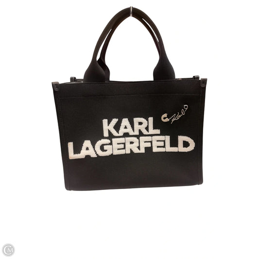 Tote Designer By Karl Lagerfeld, Size: Large
