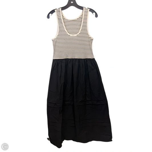 Dress Casual Maxi By Oliver Bonas In Black & White, Size: M