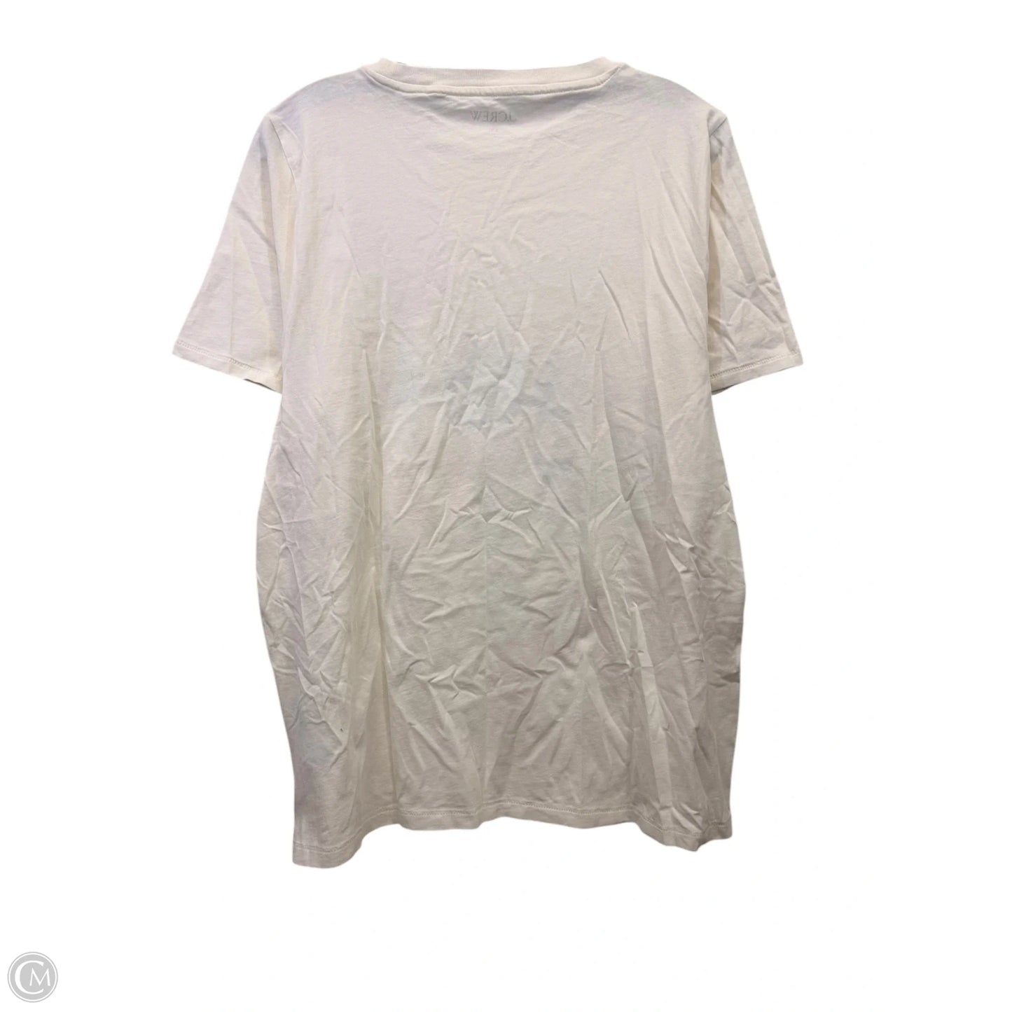 Top Short Sleeve Basic By J. Crew In Blue & White, Size: Xxl