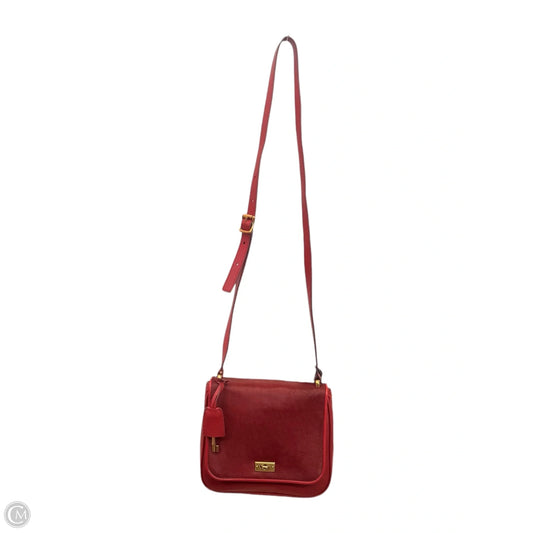 Crossbody Leather By Fossil, Size: Small