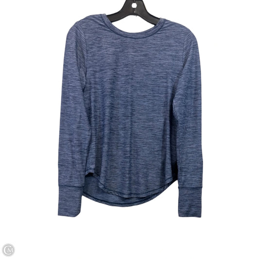 Athletic Top Long Sleeve Crewneck By Dsg Outerwear In Blue, Size: Xs