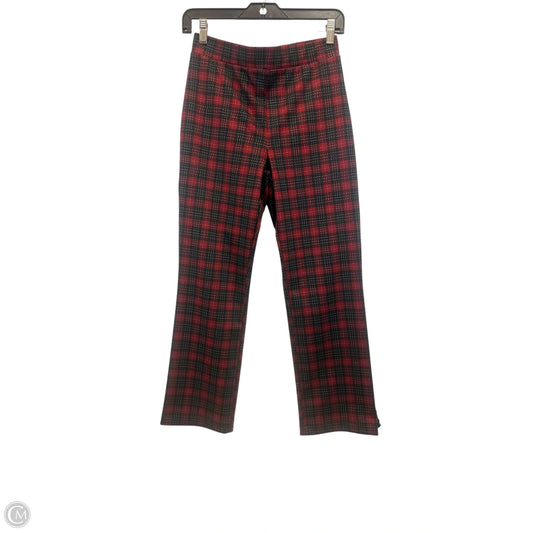 Pants Leggings By Anthropologie In Black & Red, Size: S