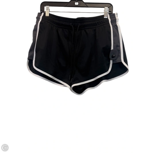 Athletic Shorts By Athletica In Black & White, Size: L