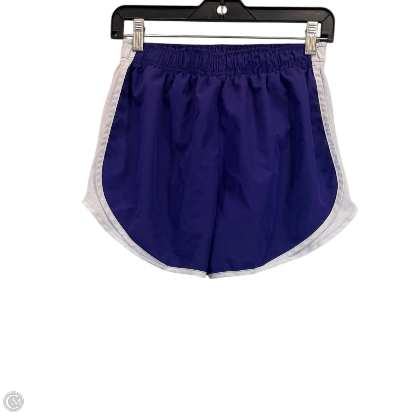 Athletic Shorts By Nike In Purple & White, Size: M