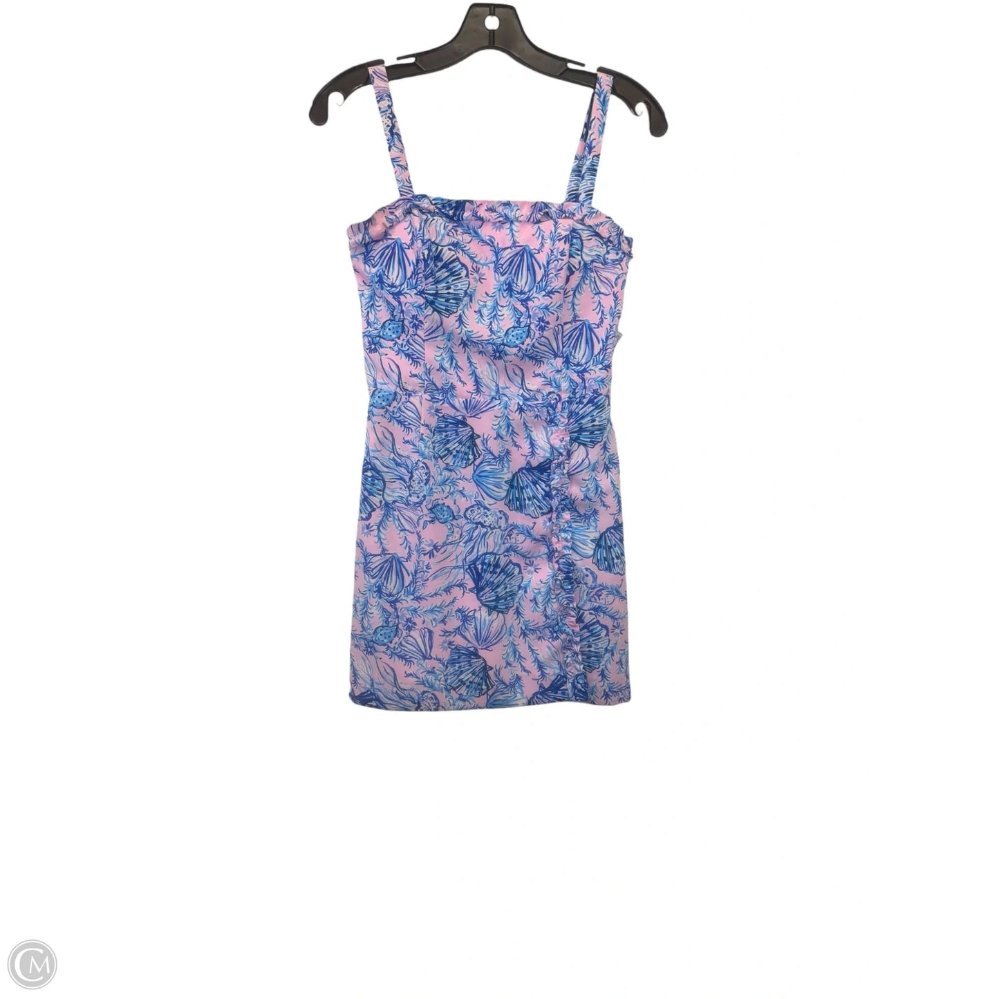 Romper Designer By Lilly Pulitzer In Blue & Pink, Size: Xxs
